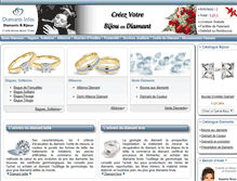 Tablet Screenshot of diamants-infos.com